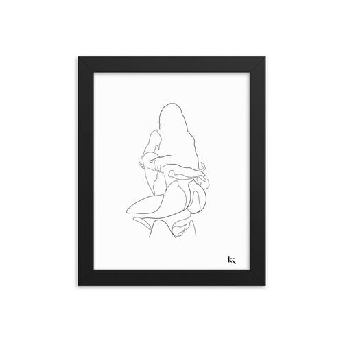 KK X Tongue in Peach Limited Edition Print - Embrace