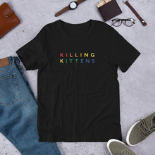 Load image into Gallery viewer, Killing Kittens PRIDE T-Shirt - Black