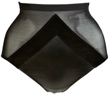Load image into Gallery viewer, KK X SW Ava Leather &amp; Suede High Waist Brief