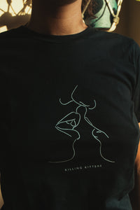 Killing Kittens x Be Fierce Limited Edition T-Shirt - Kiss in Black