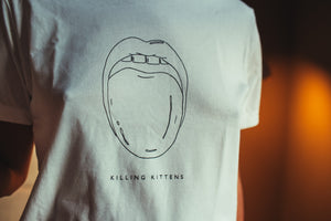 Killing Kittens x Be Fierce Limited Edition T-Shirt - Licked in White