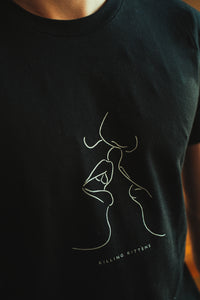 Killing Kittens x Be Fierce Limited Edition T-Shirt - Kiss in Black