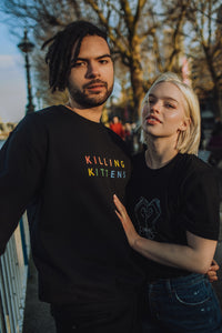 Killing Kittens PRIDE Sweatshirt in Black