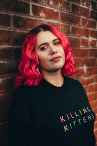 Killing Kittens PRIDE Sweatshirt in Black