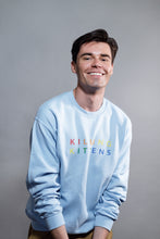 Load image into Gallery viewer, Killing Kittens PRIDE Sweatshirt in Light Blue