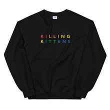 Load image into Gallery viewer, Killing Kittens PRIDE Sweatshirt in Black