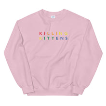 Load image into Gallery viewer, Killing Kittens PRIDE Sweatshirt in Pink